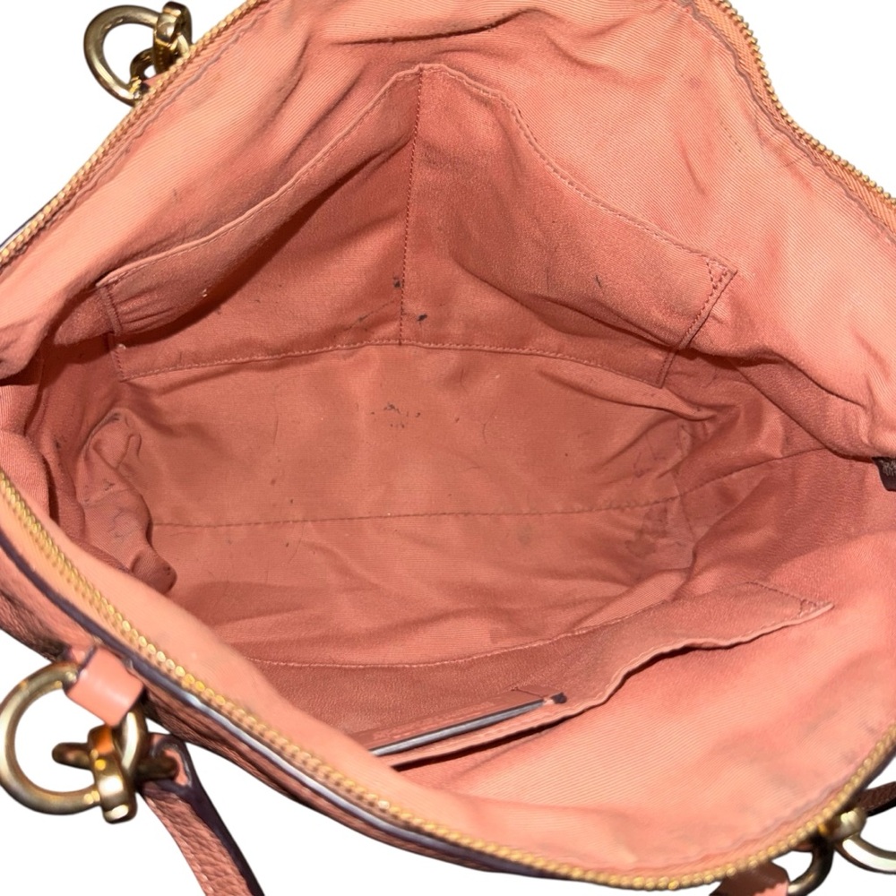 Coach Blush Leather Shoulder Bag - Picture 8 of 14